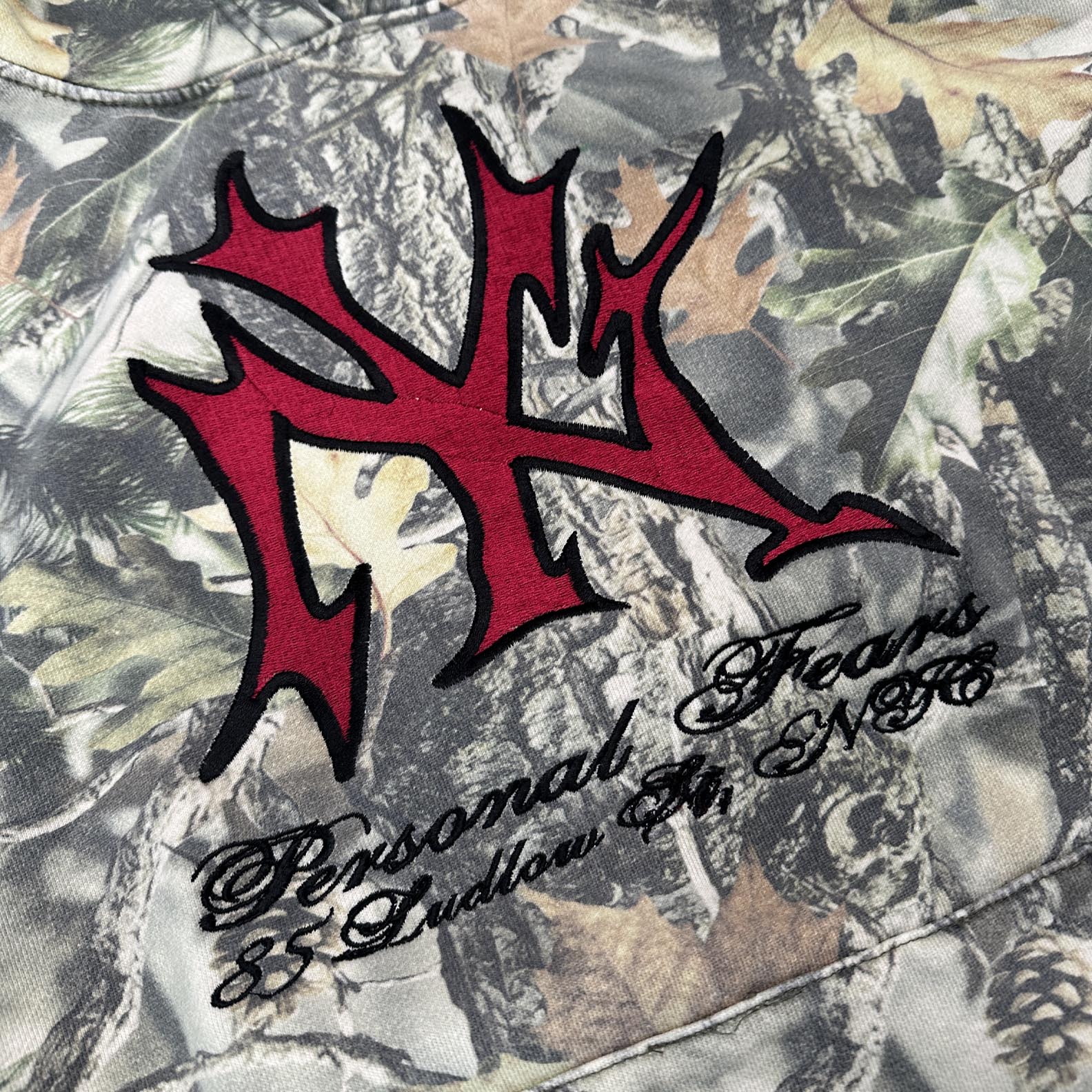 Embroidered NY Hoodie - Camo