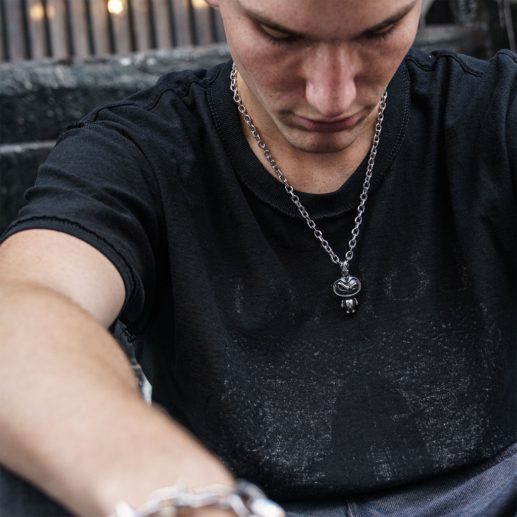 Astro Punk Pendant Necklaces Personal Fears Personal Fears Astro Punk Pendant - Heavy Mens Chain