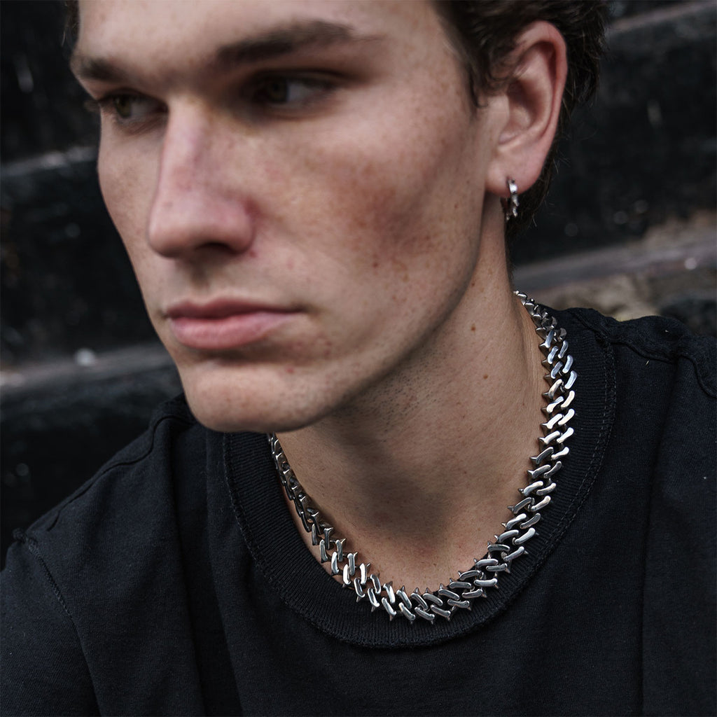 Raptor Link Chain chain Personal Fears Personal Fears Raptor Link Chain - Spike Link Necklace - Stainless Steel