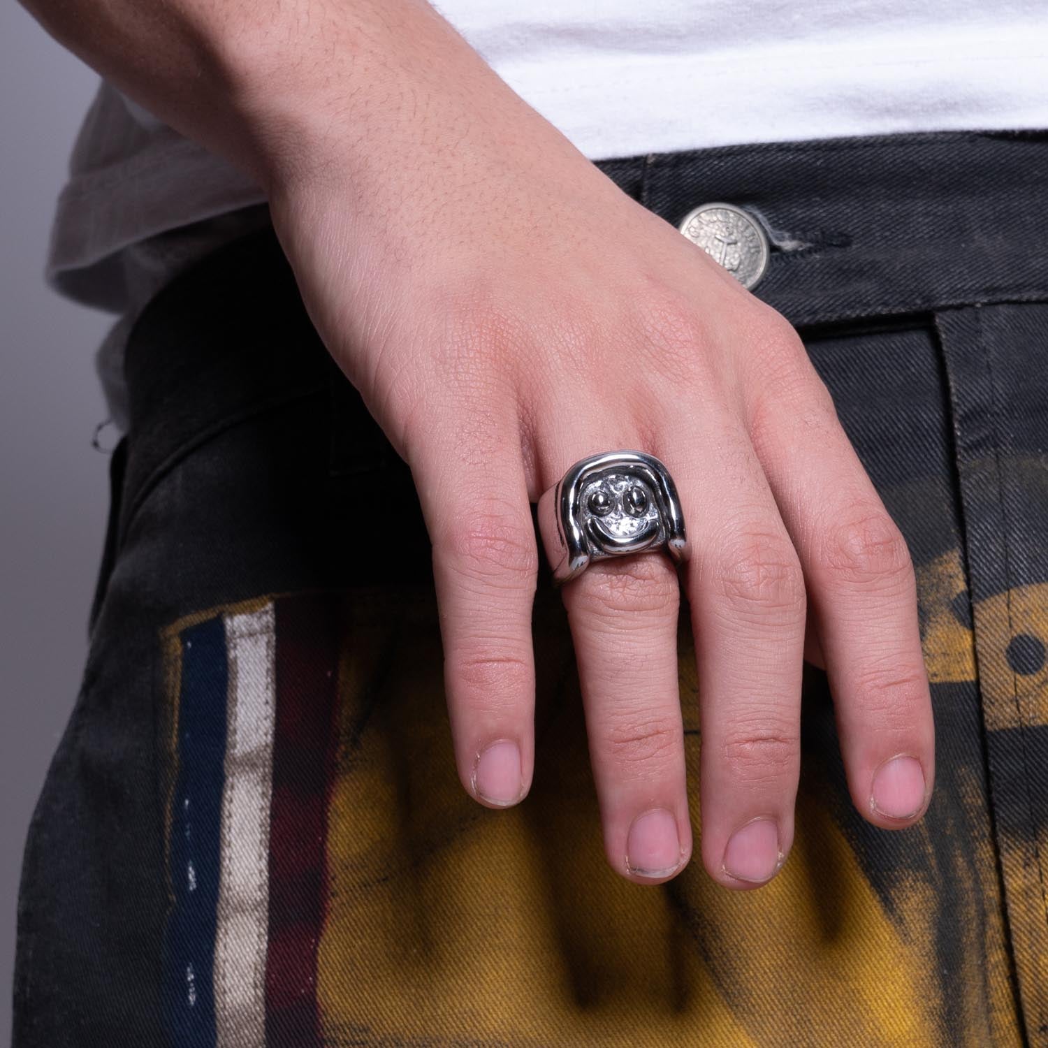 Smile Ring Rings Personal Fears Personal Fears Smile Ring | Clay Style Jewelry | Fun Jewelry