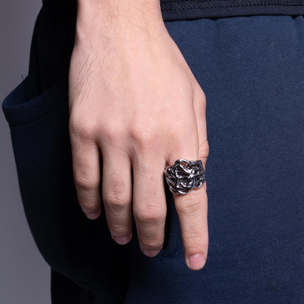 Thorn Patch Ring Rings Personal Fears Personal Fears Thorn Patch Ring | Spike Ring | Punk Ring