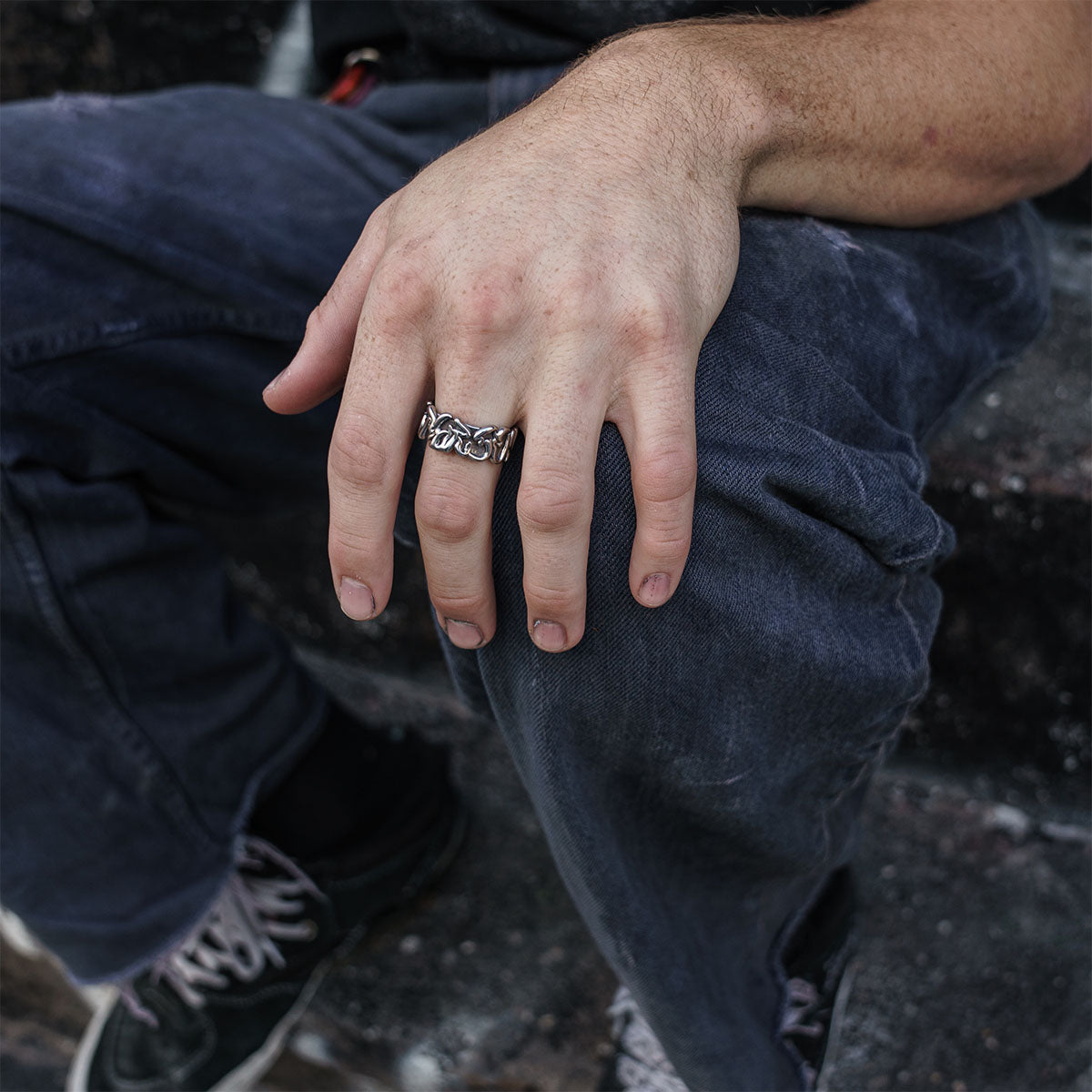 Puffer Ring Rings Personal Fears Personal Fears Puffer Ring - Mens Rings - Stainless Steel