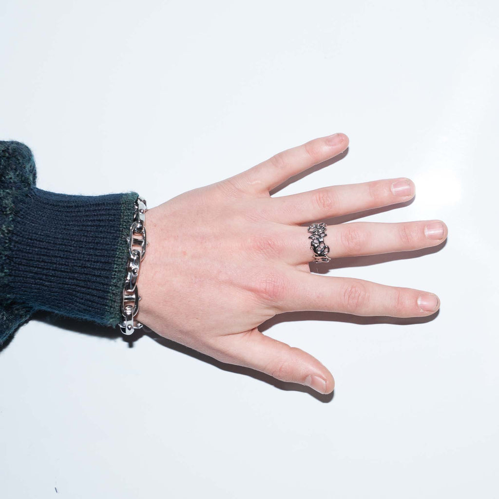String Theory Ring Rings Personal Fears Personal Fears String Theory Ring - Futuristic Jewelry - Silver Rings