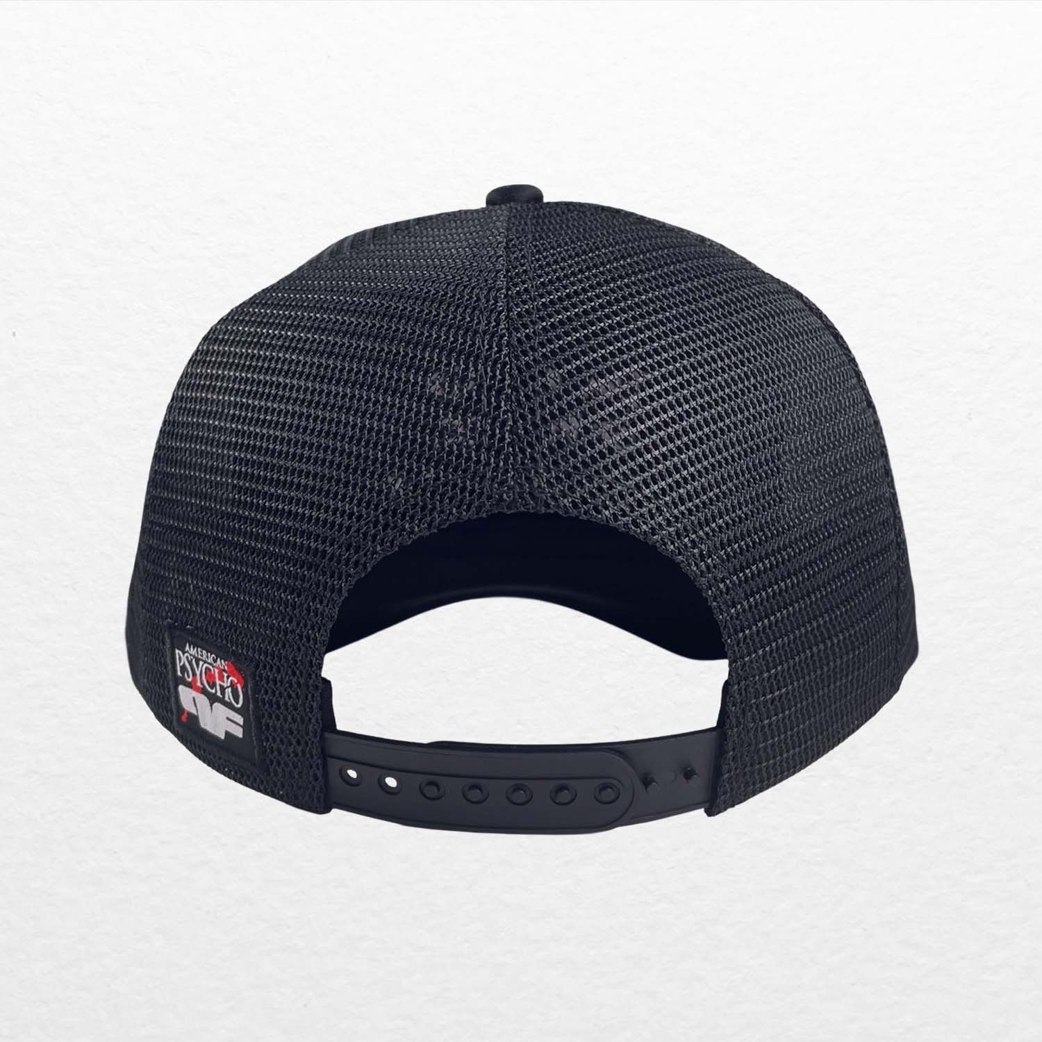 Personal Fears X American Psycho Movie Rhinestone Trucker Hat Back