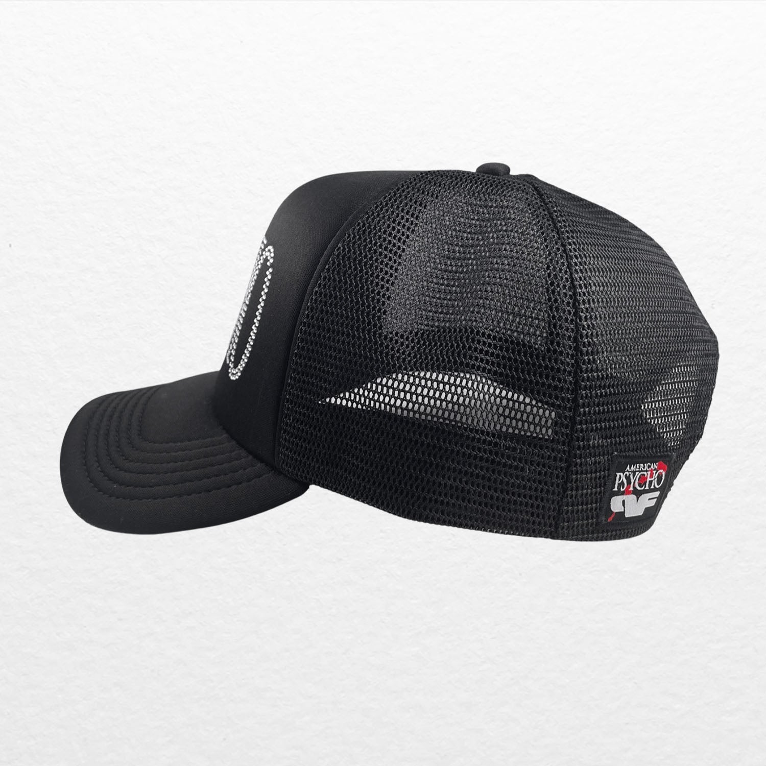 Personal Fears X American Psycho Movie Rhinestone Trucker Hat  Side