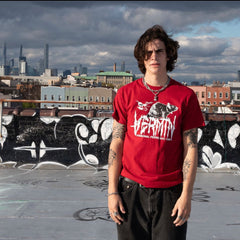 Guy Wearing Personal Fears Goth Jewelry 