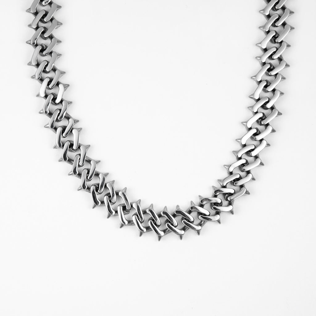 Raptor Link Chain chain Personal Fears Personal Fears Raptor Link Chain - Spike Link Necklace - Stainless Steel