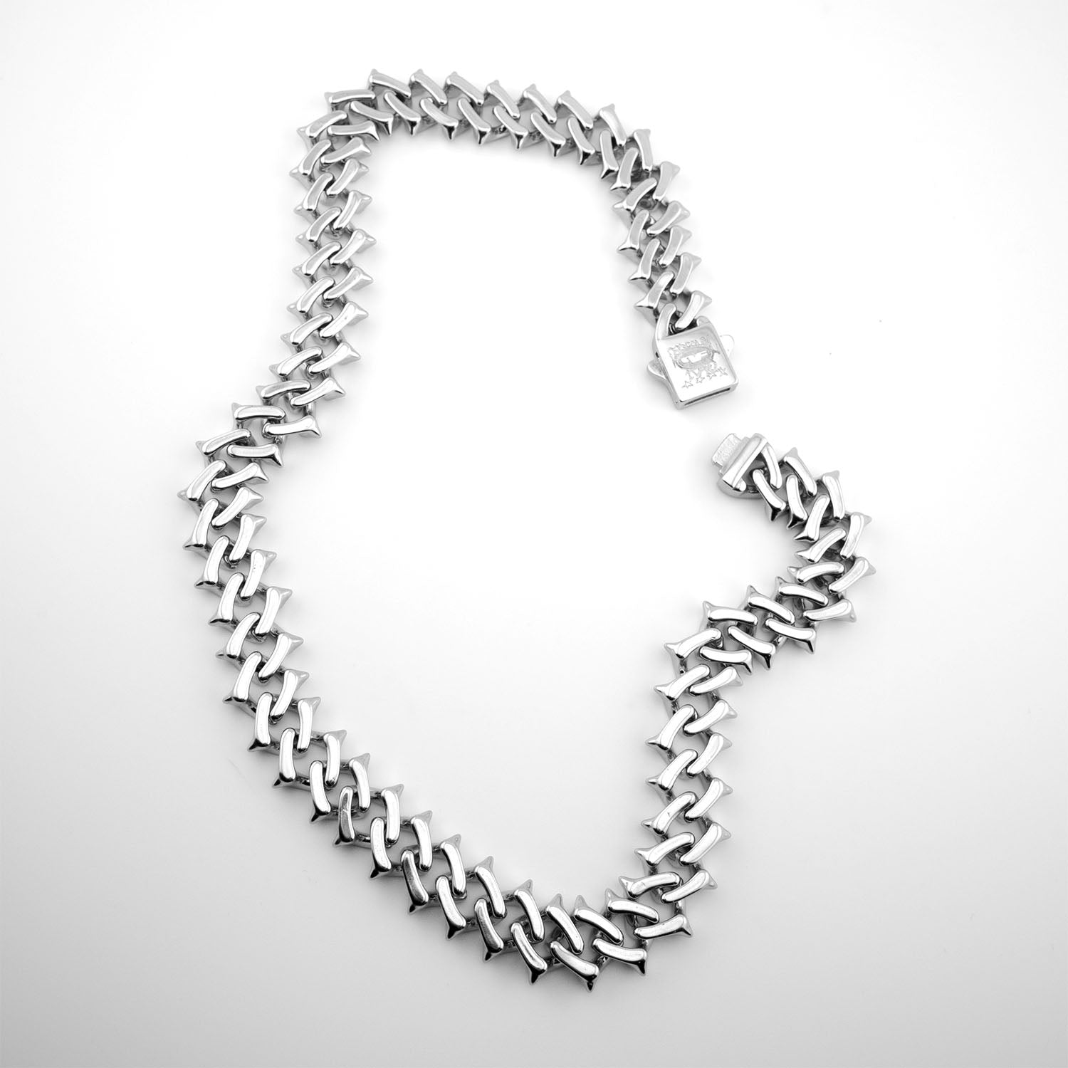 Raptor Link 2.0 Necklace | Stainless Steel Chain | Spiked Cuban Link