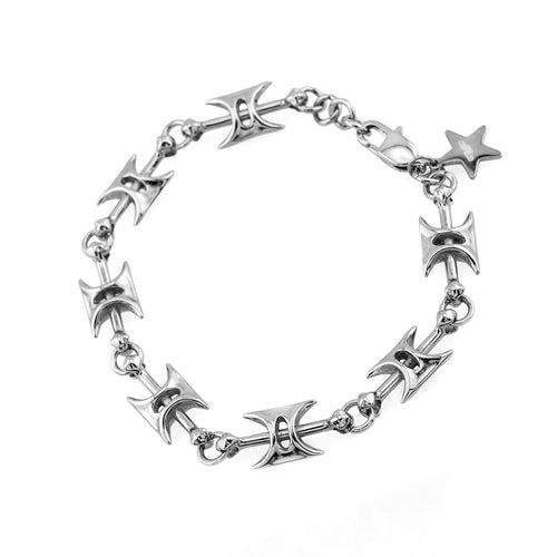 Razor Wire Link Bracelet Bracelets Personal Fears Personal Fears Razor Wire Link Bracelet | Barbed Wire Chain | Silver Bracelet