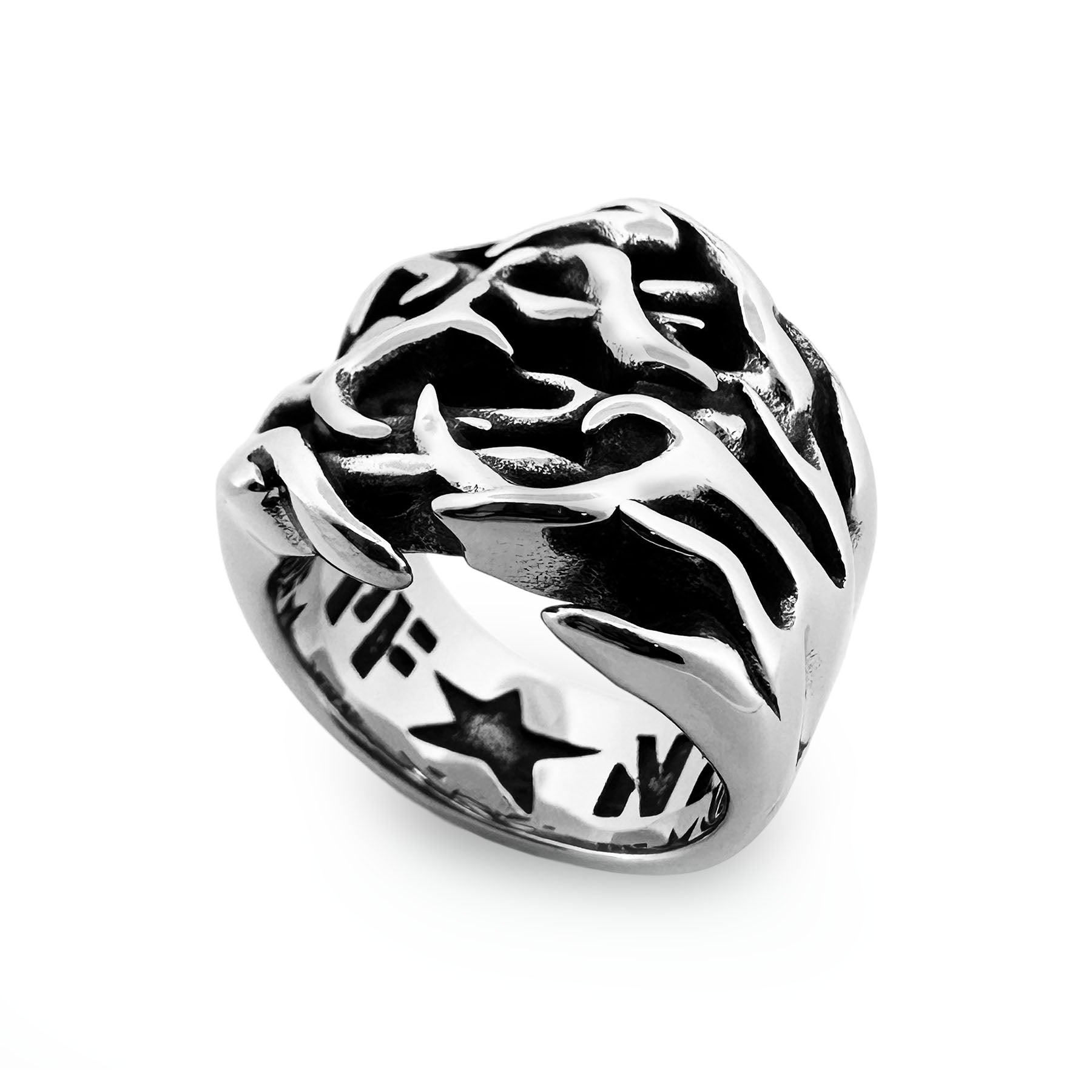 Thorn Patch Ring Rings Personal Fears Personal Fears Thorn Patch Ring | Spike Ring | Punk Ring