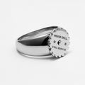 Saw Blade Ring Rings Personal Fears Personal Fears Saw Blade Ring - Fidget Ring - Spinning Ring