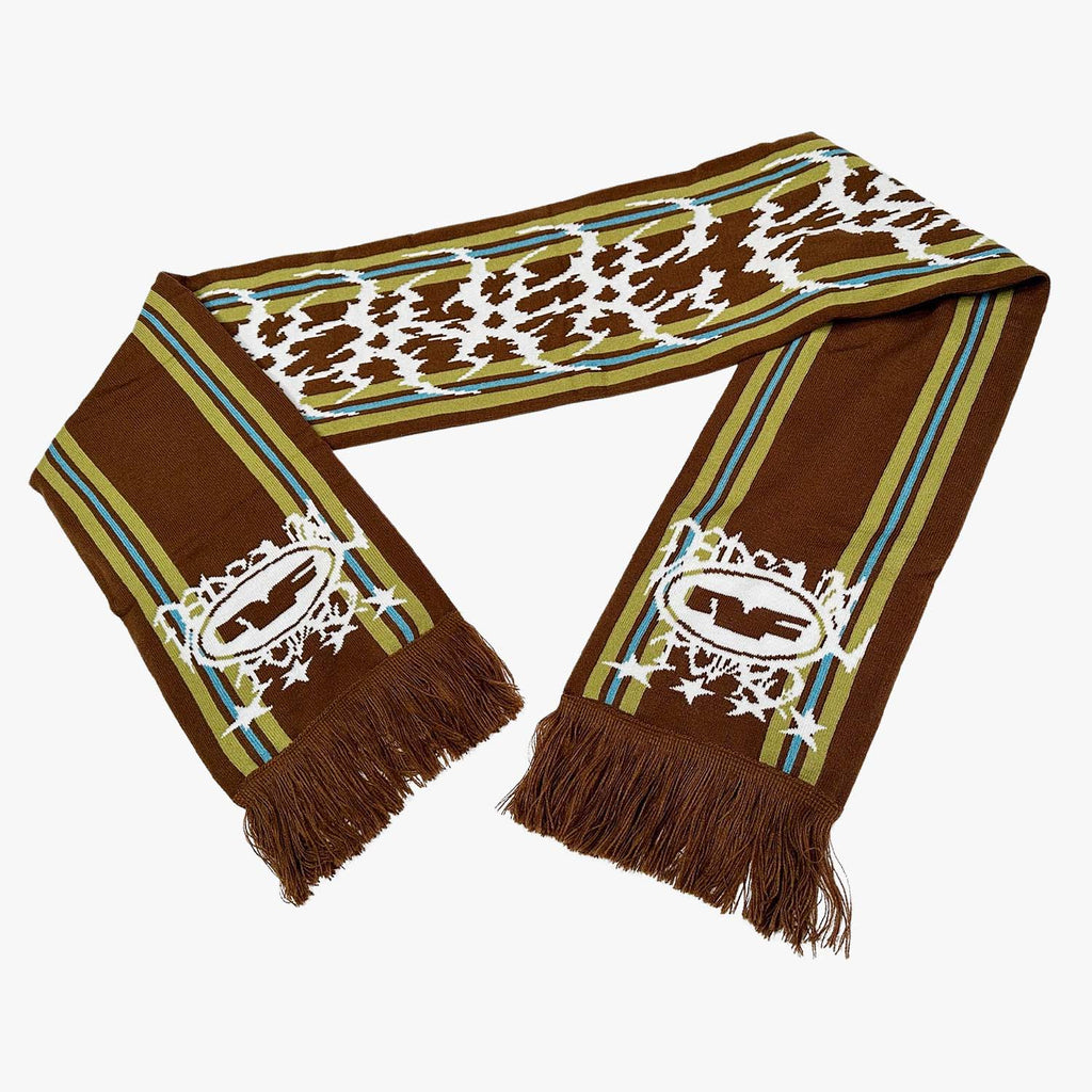 Xtreme Scarf - Brown / Sage / Aqua scarf Personal Fears Personal Fears 