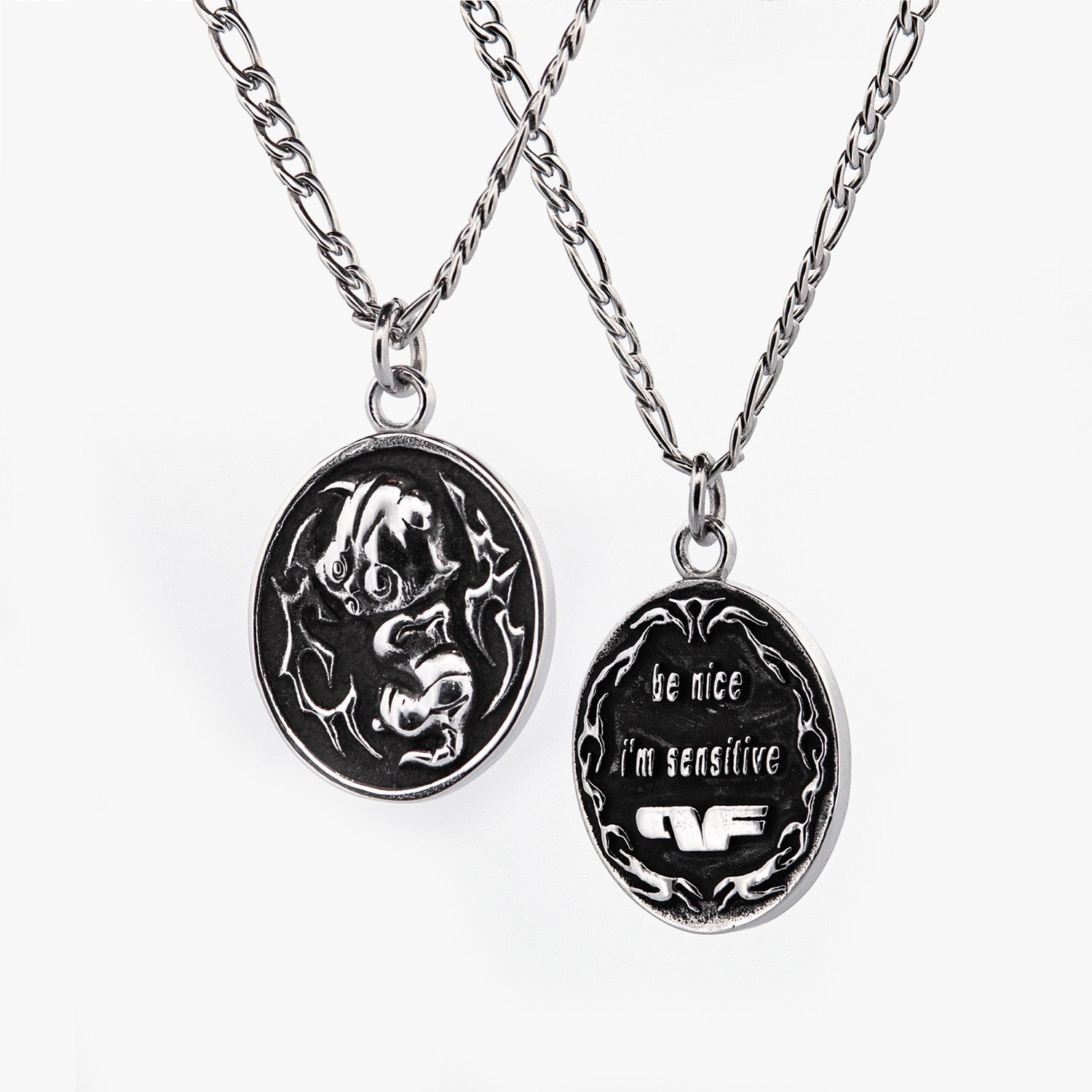 Sensitive Kitty Pendant Necklaces Personal Fears Personal Fears Sensitive Kitty Pendant - Cartoon Jewelry - Depression Jewelry
