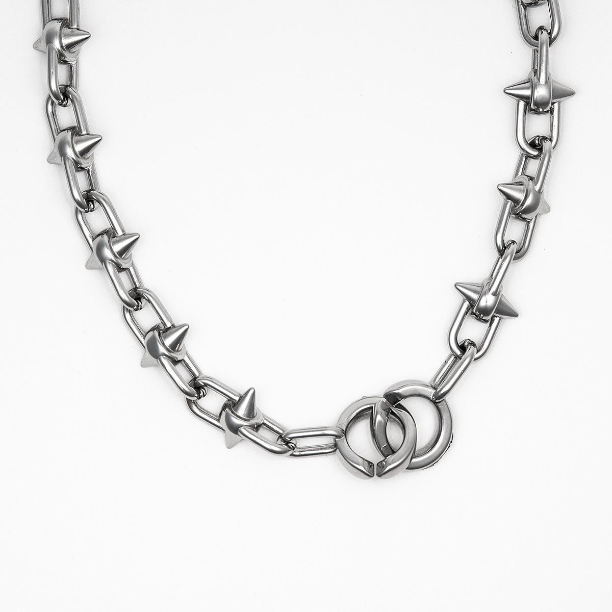 Shrapnel Chain Necklaces Personal Fears Personal Fears Shrapnel Chain - Punk Chain - Spiked Chain Necklace