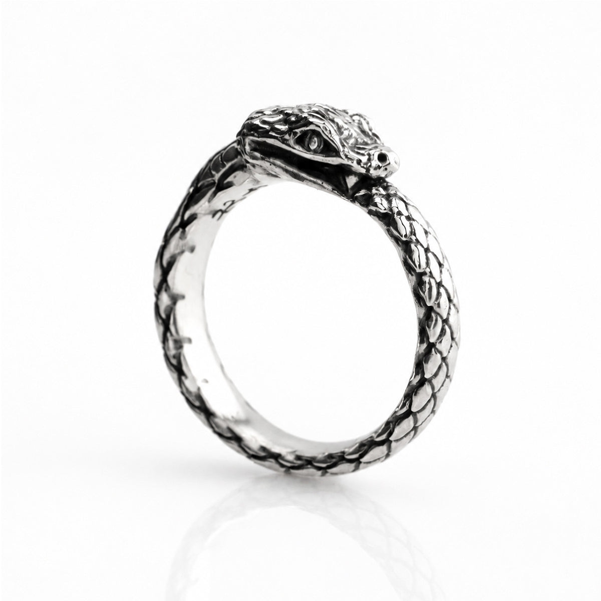 Silver Ouroboros Ring