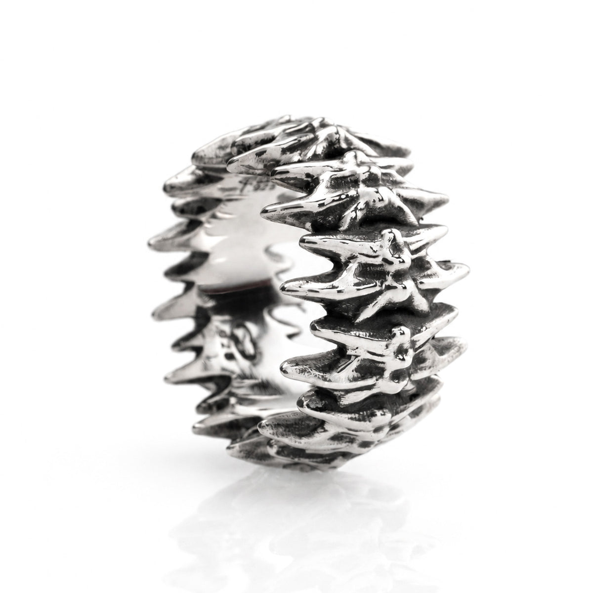 Silver Vertebrae Ring