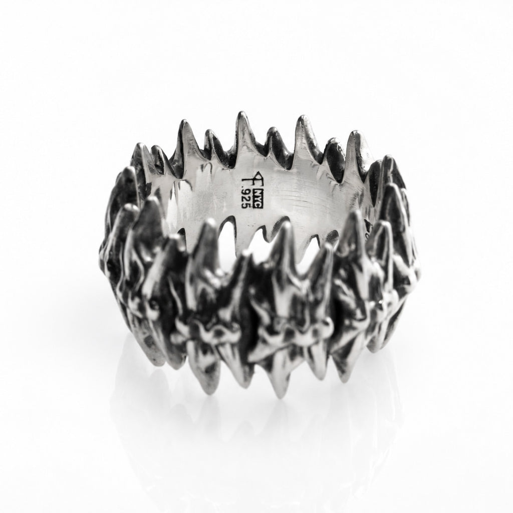Silver Vertebrae Ring