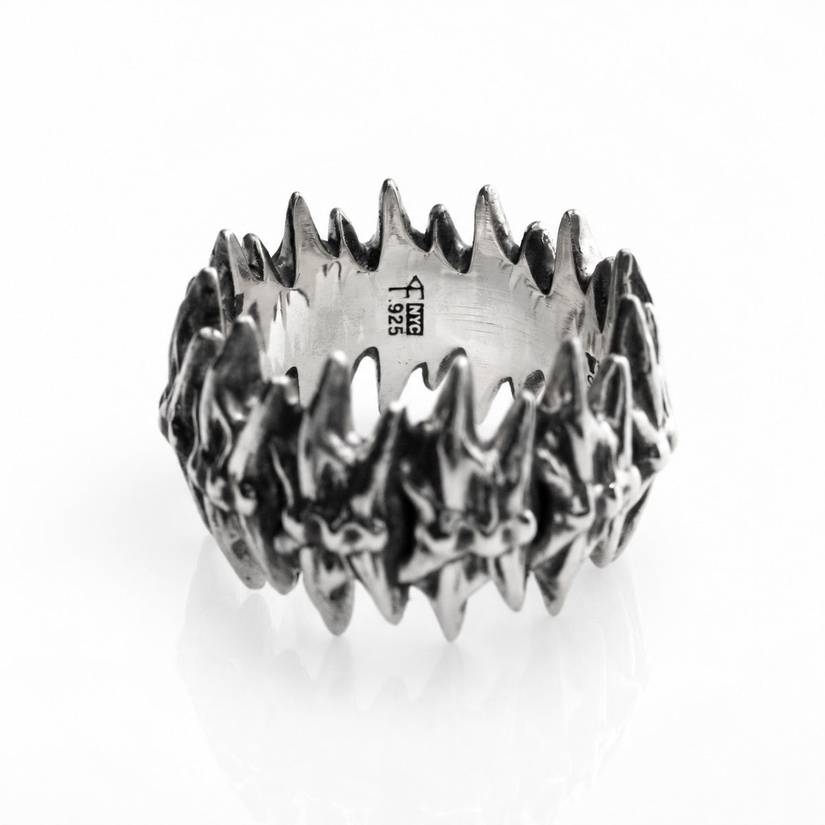 Silver Vertebrae Ring