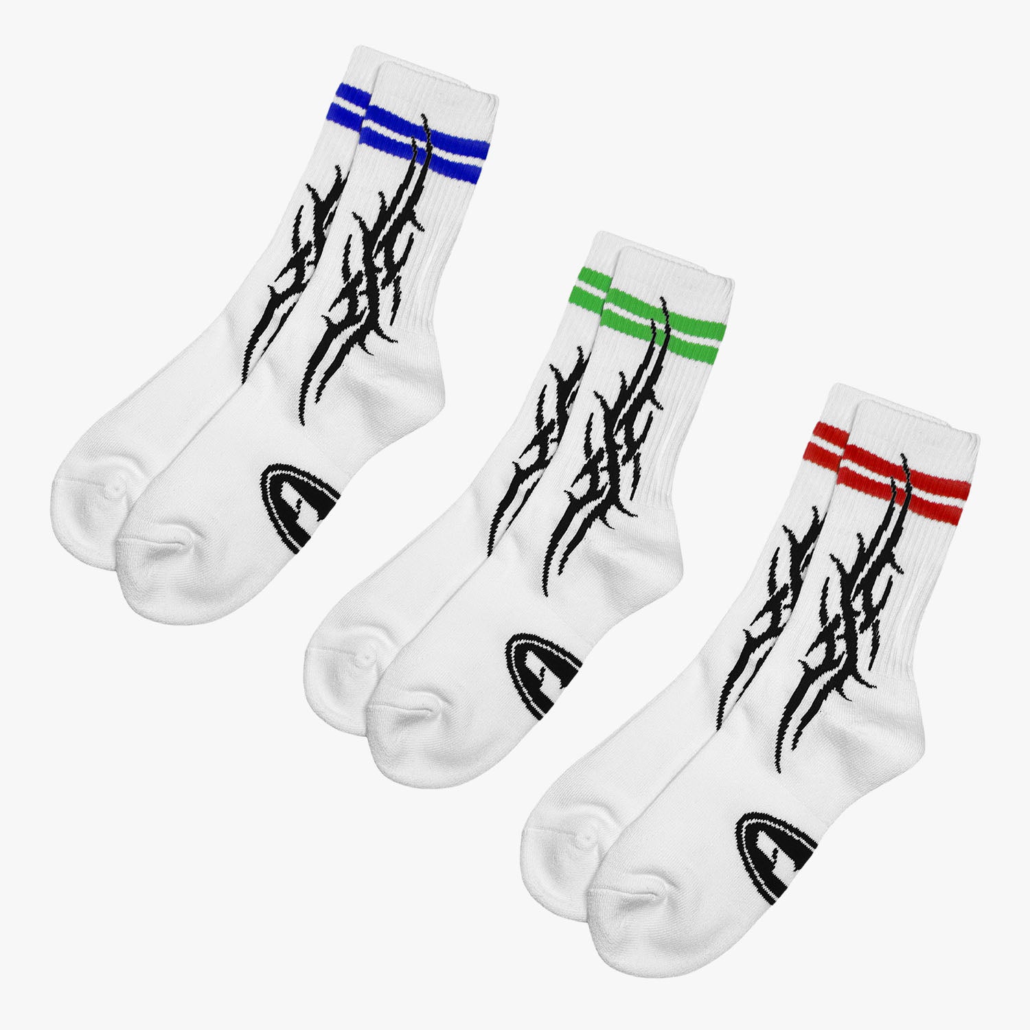 Tribal Skate Socks  Personal Fears Personal Fears Tribal Skate Socks - Athletic Socks - Cool Socks