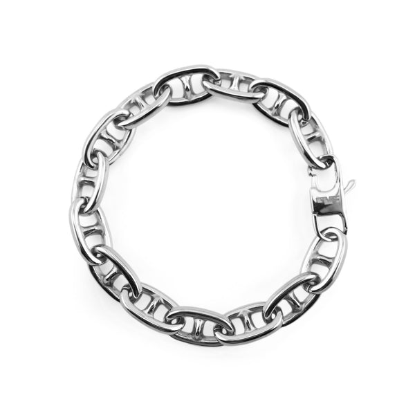 Spiked Anchor Chain Bracelet - Mens Jewelry - Punk Chain