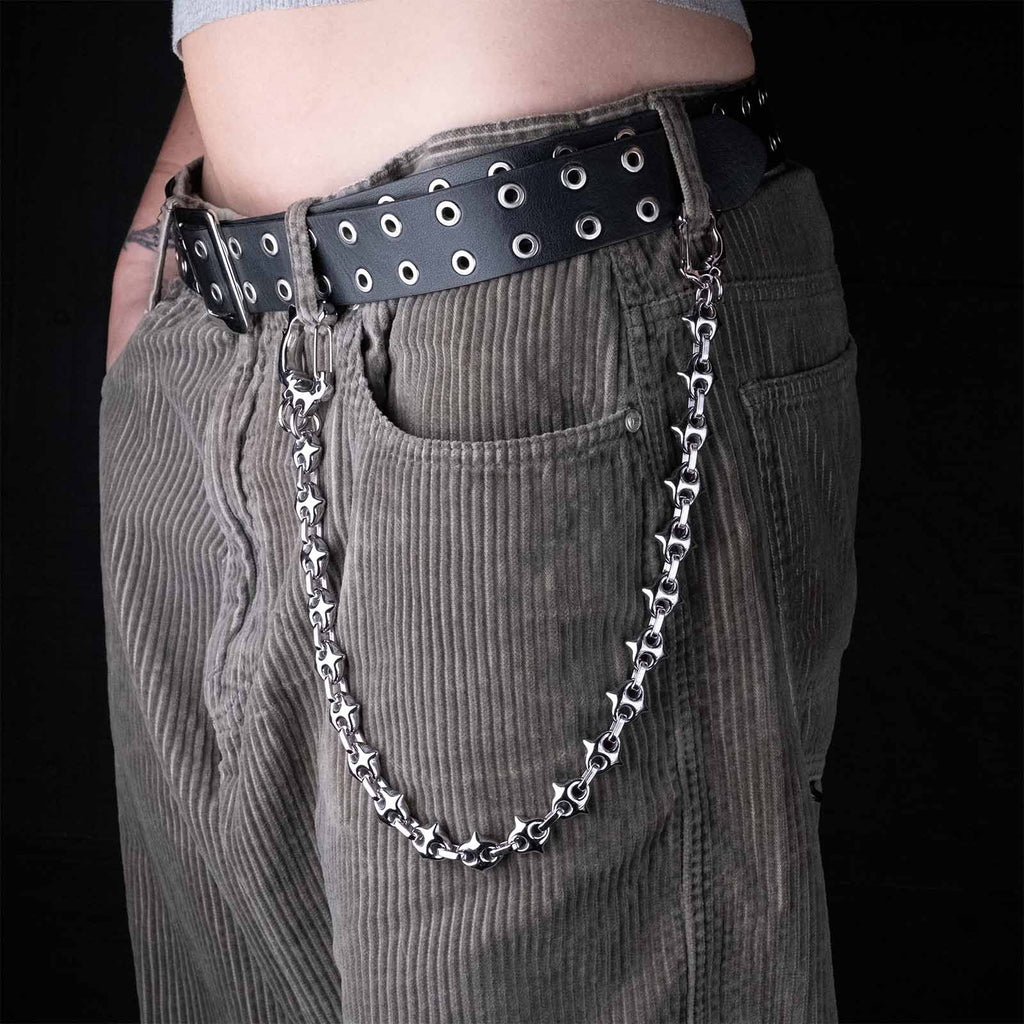 Spiked Gucci Link Wallet Chain