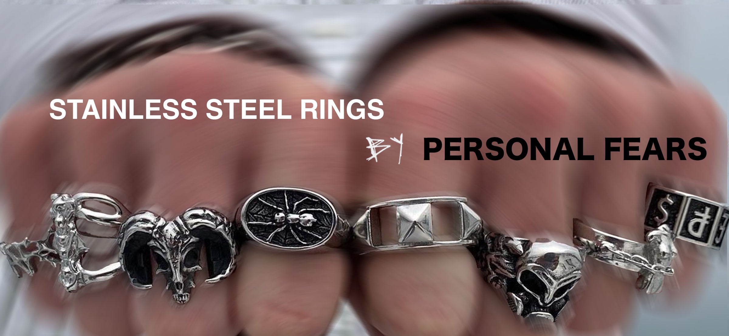 Stainless Steel Rings By Personal Fears