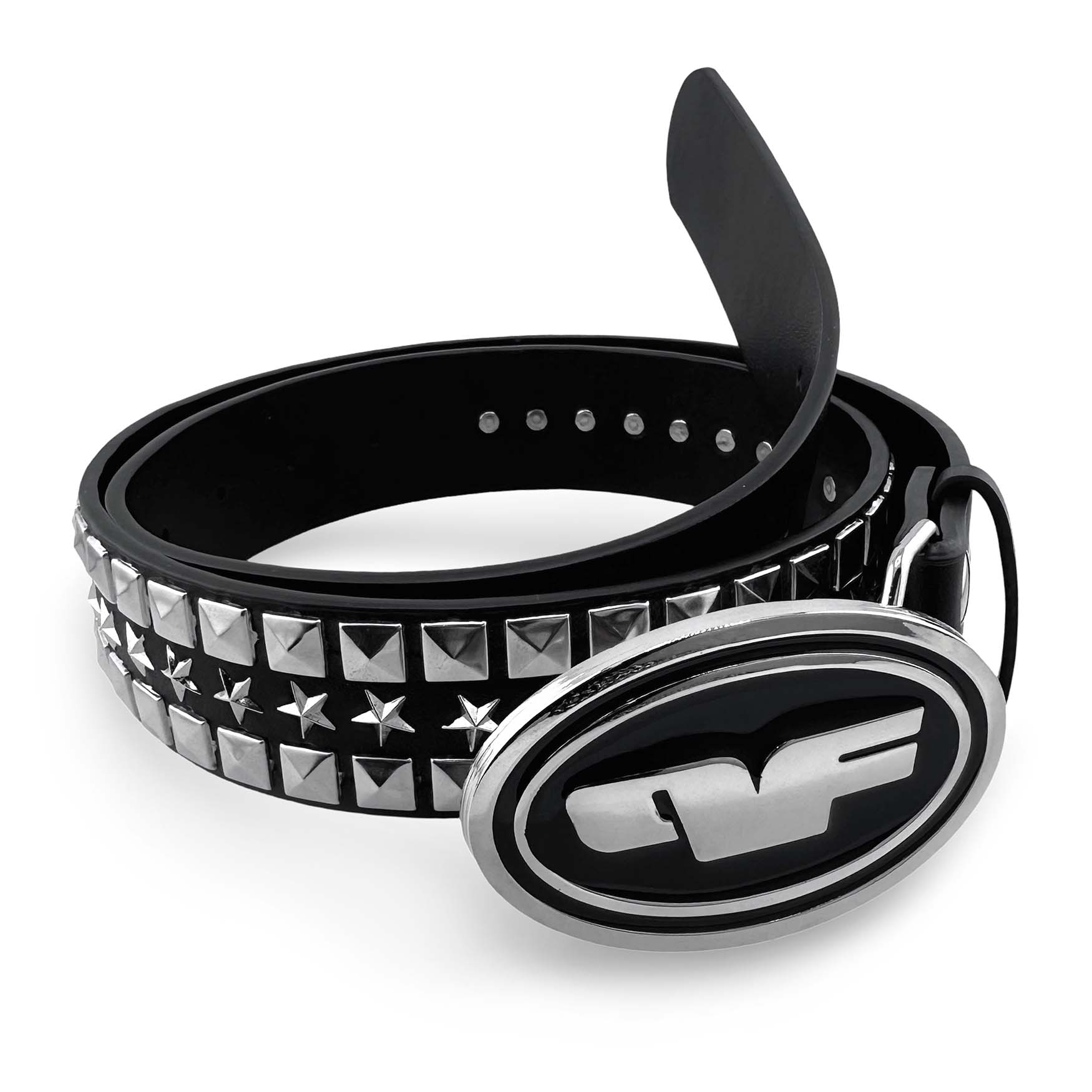 Star Stud Punk Belt belt Personal Fears Personal Fears Star Stud Punk Belt | Interchangeable Buckle | Spike Belt