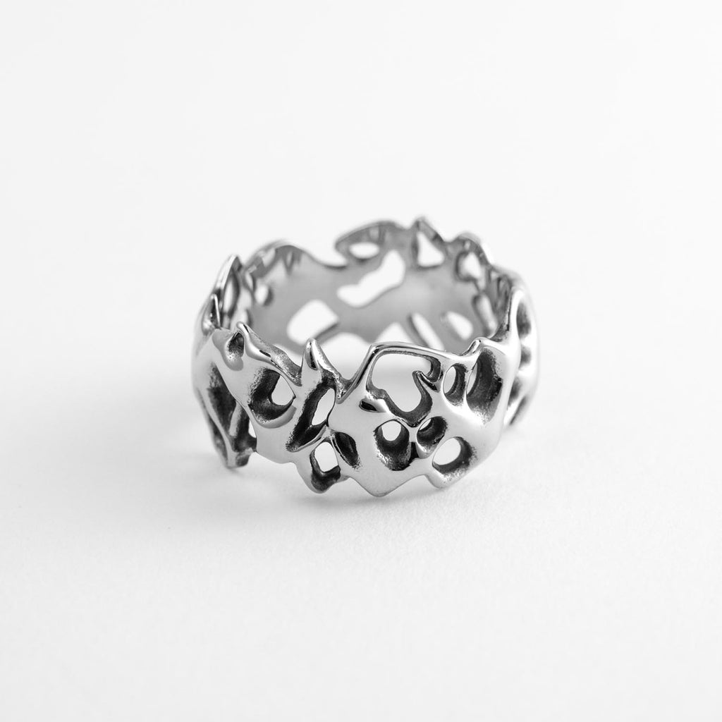 String Theory Ring Rings Personal Fears Personal Fears String Theory Ring - Futuristic Jewelry - Silver Rings