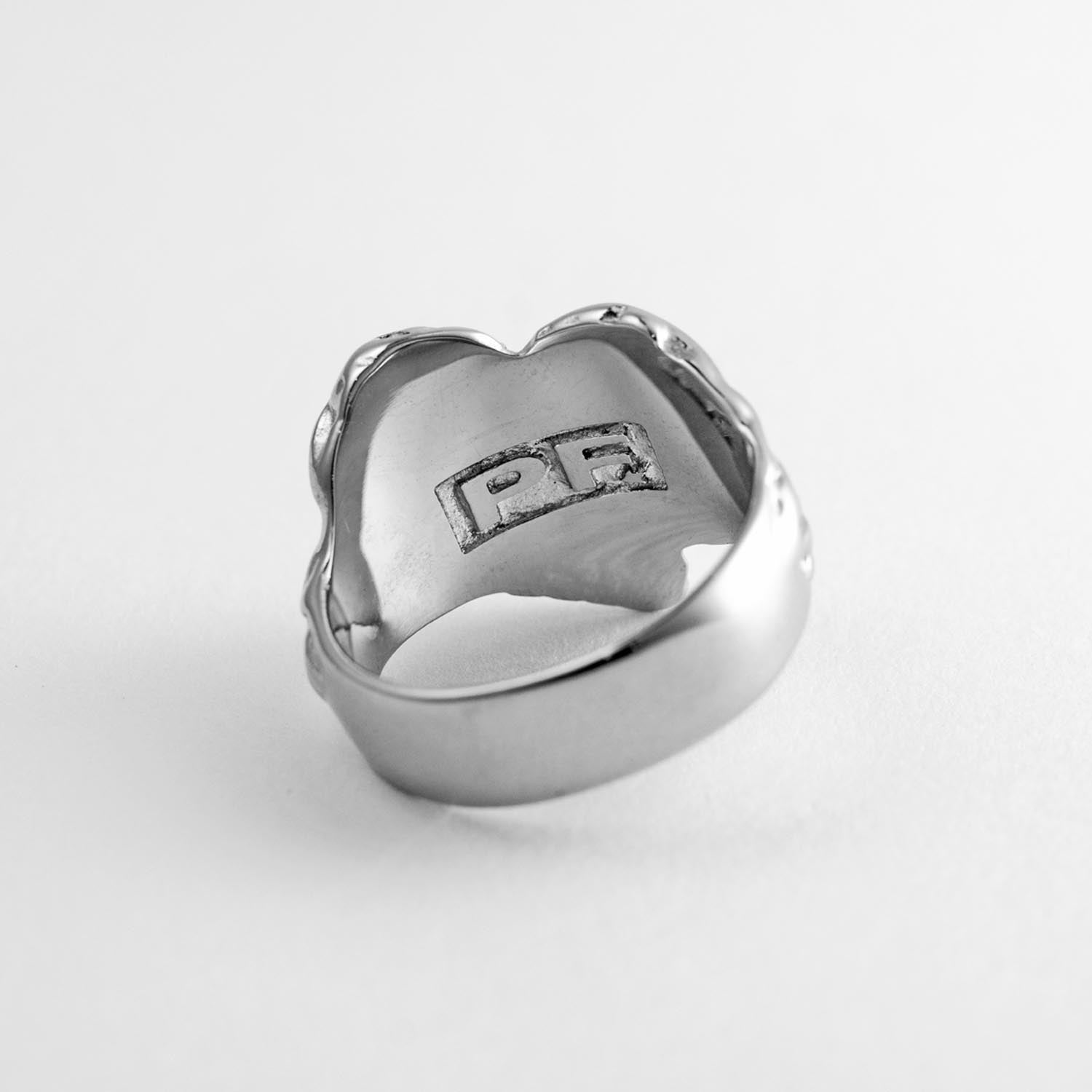 Molten Heart Ring Rings Personal Fears Personal Fears Molten Heart Ring - Unisex Promise Ring - Alternative Jewelry