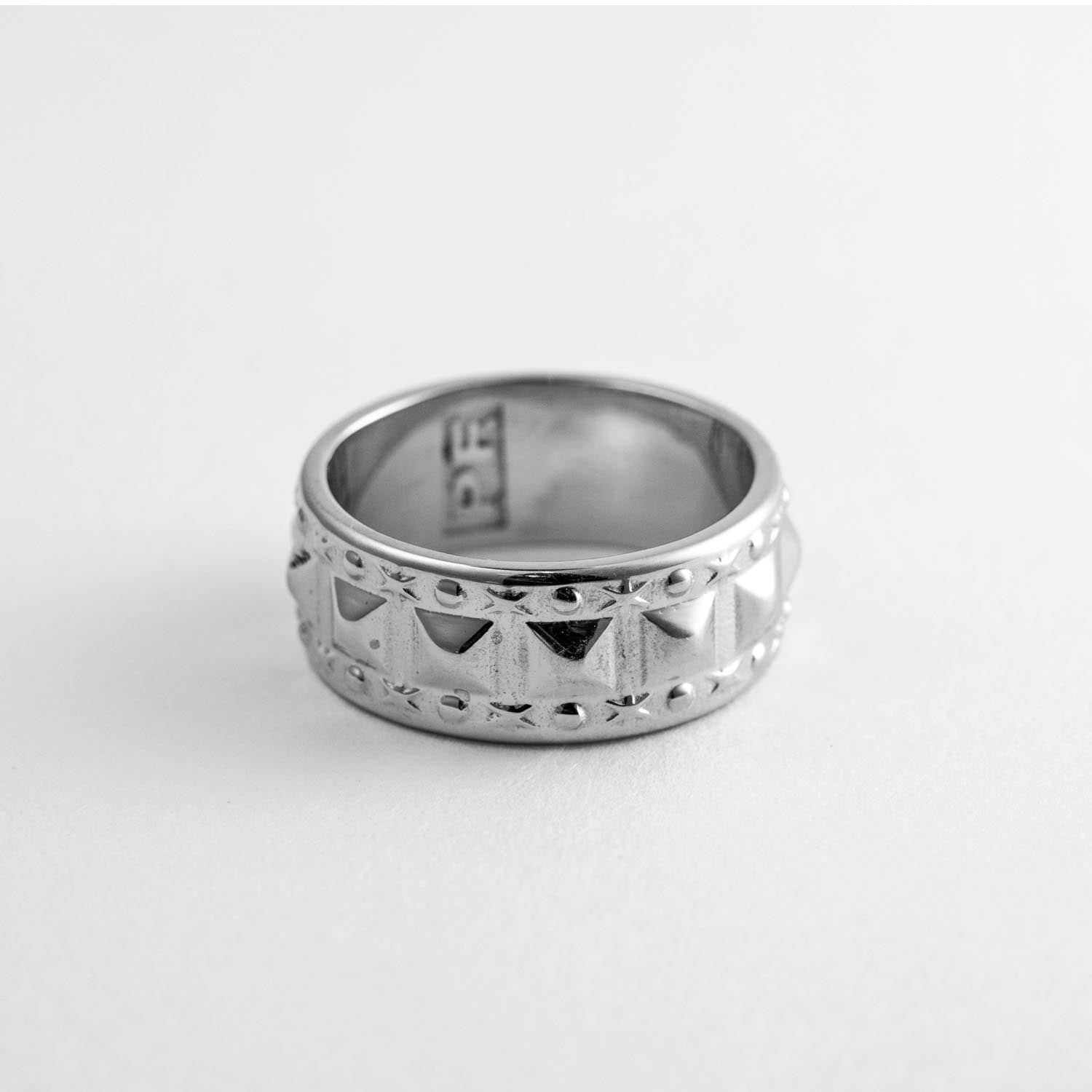 Studd Ring Rings Personal Fears Personal Fears Studd Ring - Rapper Belt Ring - Spikes and Stars