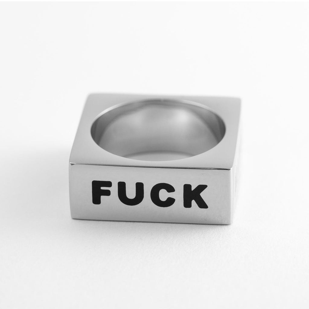 F.M.K Ring ring Personal Fears Personal Fears F.M.K Ring - Fidget Ring - Square Ring