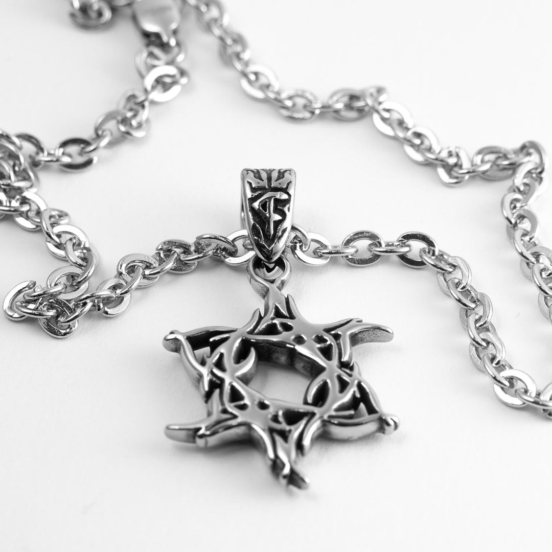 Tribal Star of David Pendant