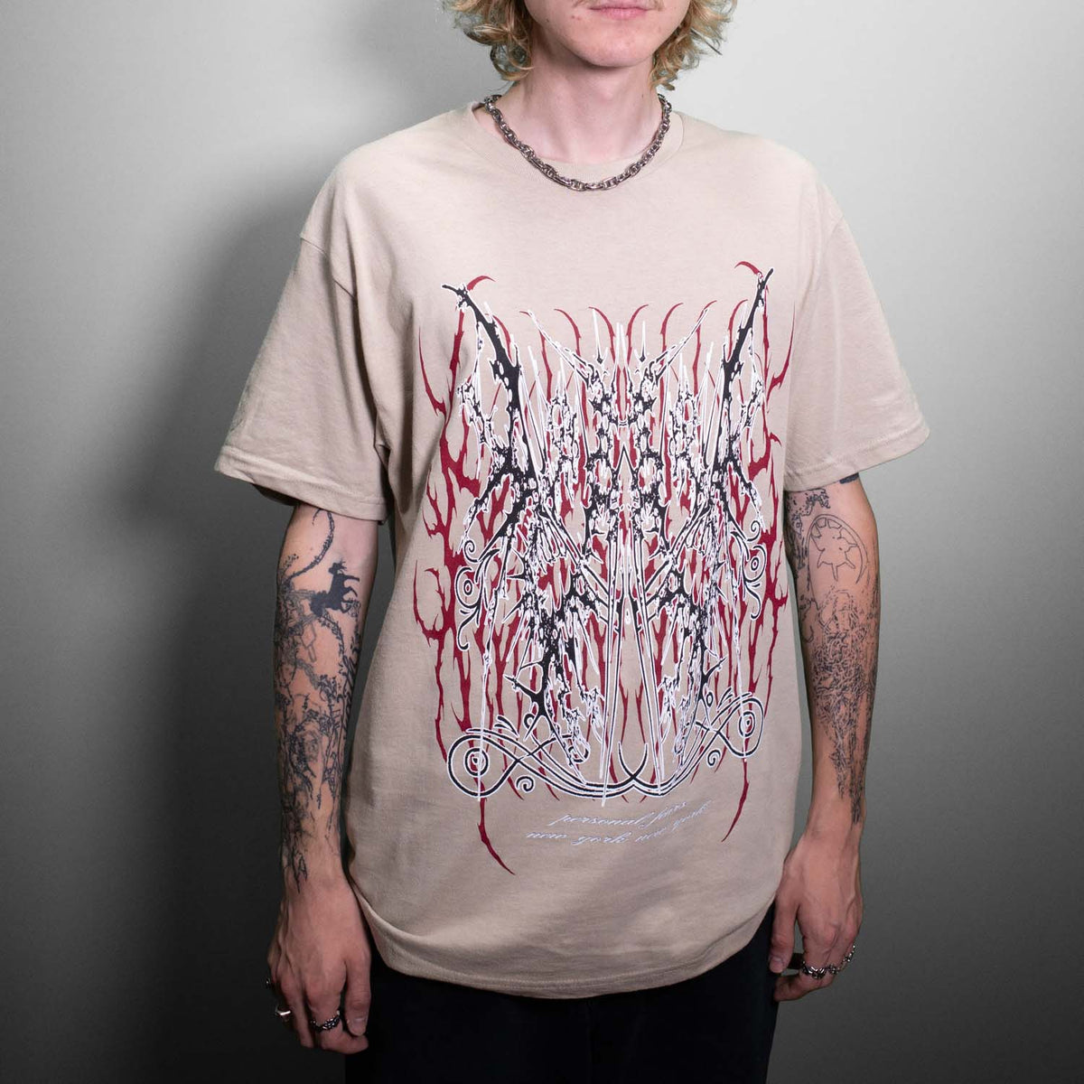 Darkness Tee - Sand Shirts & Tops Personal Fears Personal Fears 