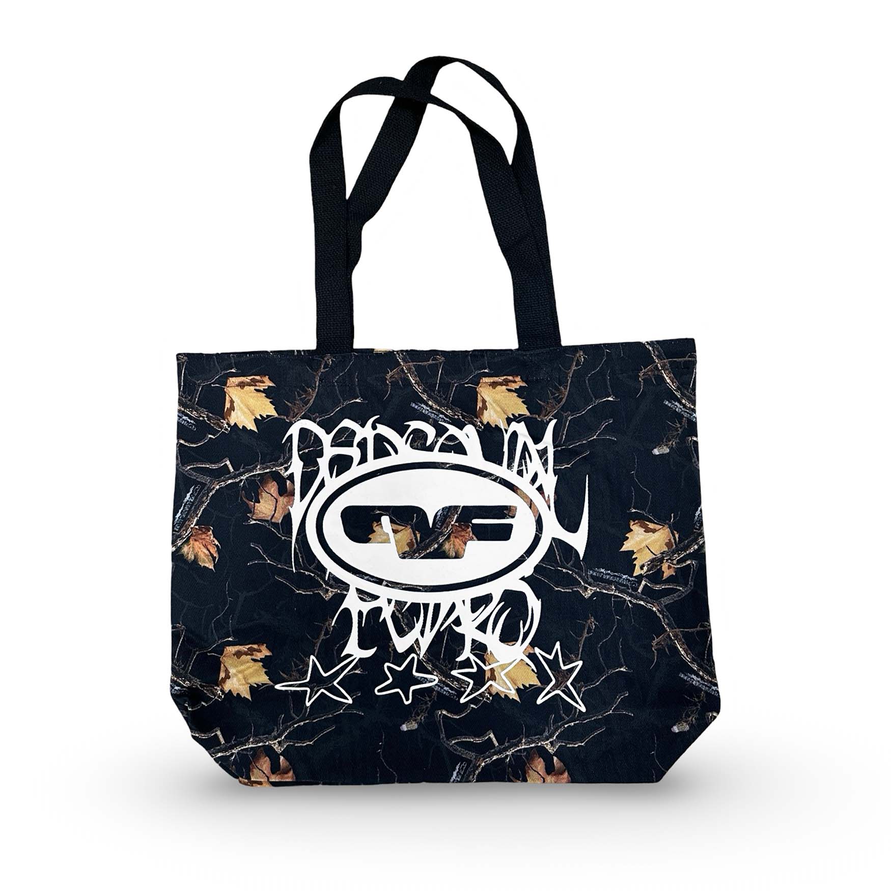 Tote Bag - Black Woodland Camo  Personal Fears Personal Fears Tote Bag - Black Woodland Camo | Cool Bags