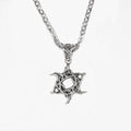 Tribal Star of David Pendant Necklaces Personal Fears Personal Fears Tribal Star of David Pendant - Tattoo Style Jewelry - Stainless Steel