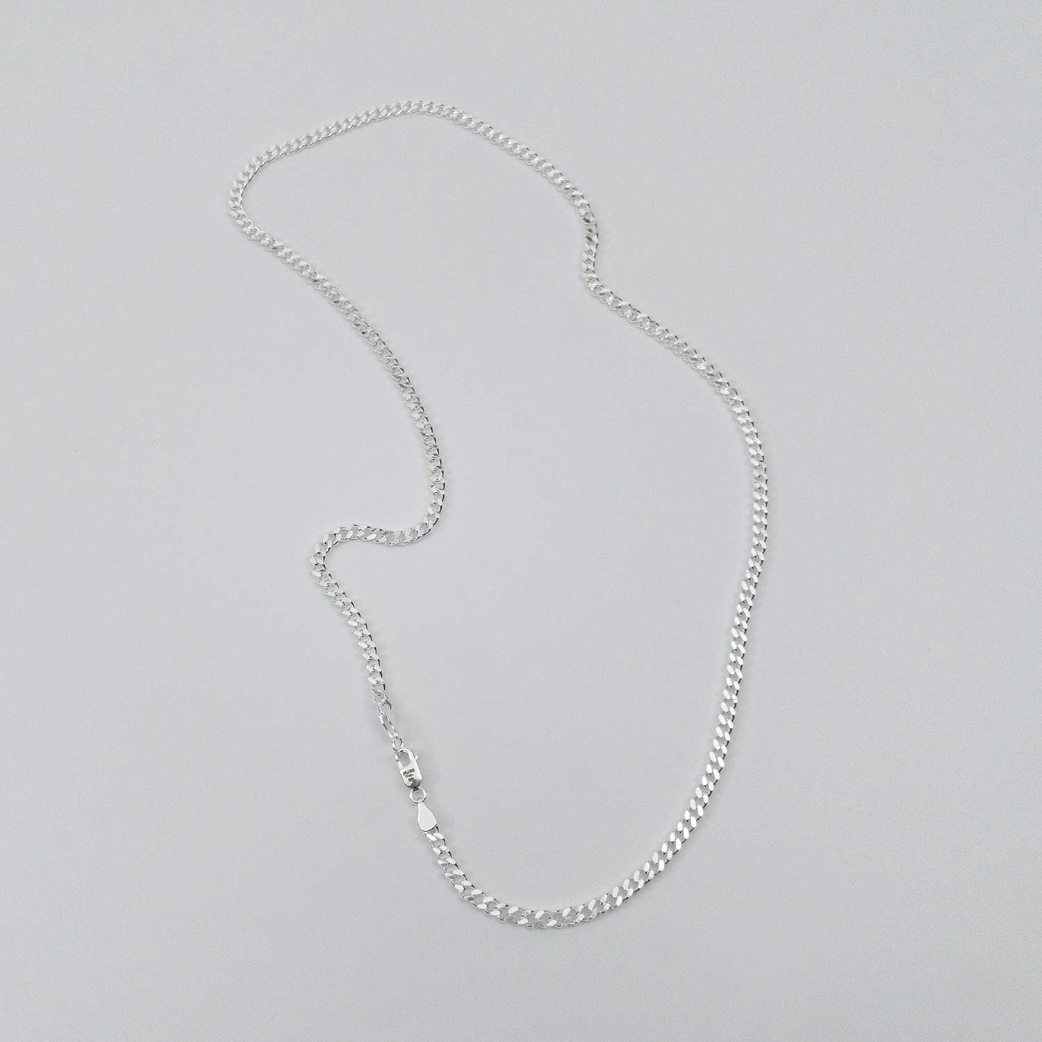 Sterling Silver 3mm Cuban Chain made by FEARS 925 - Personal Fears