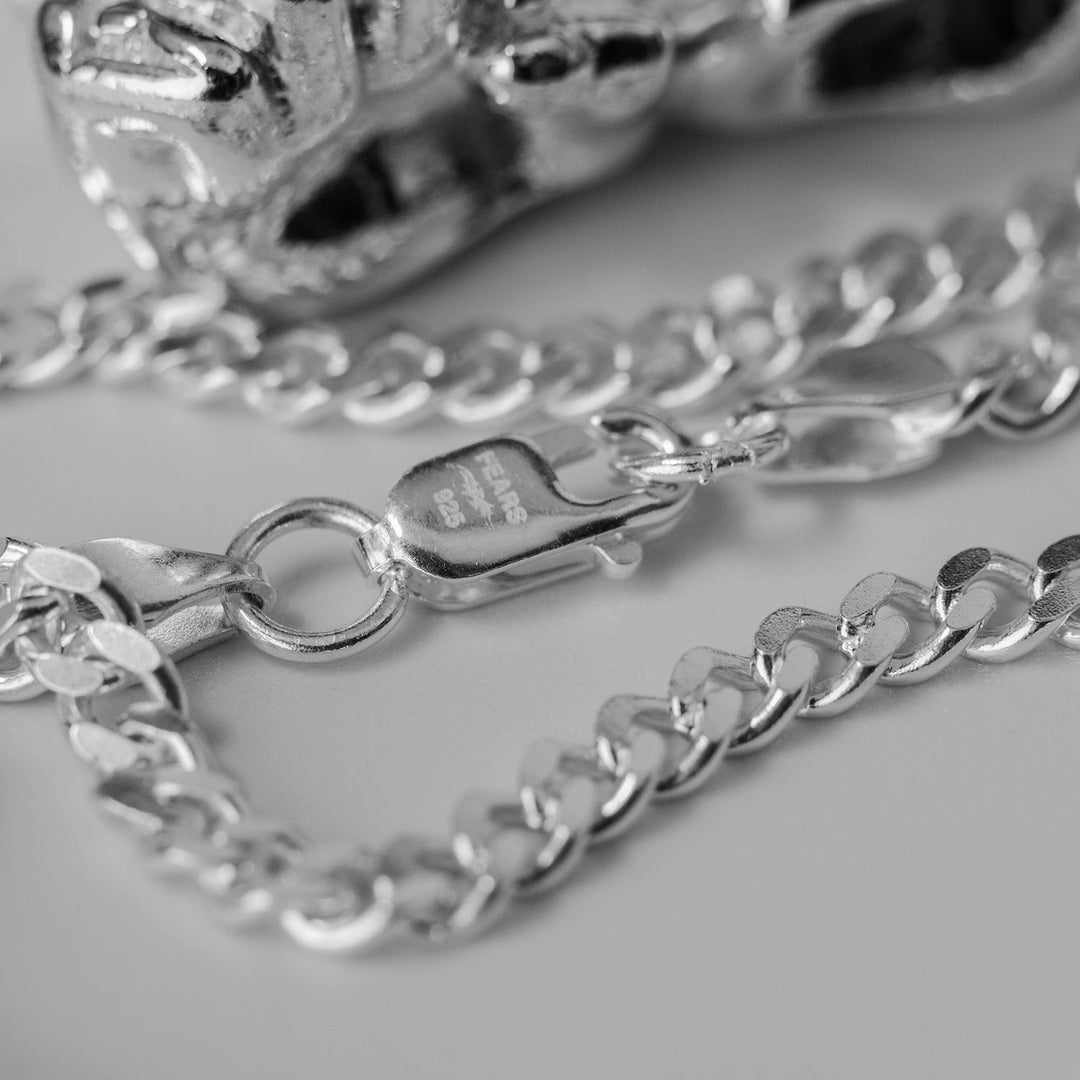 Fuck Off Pendant - Sterling Silver Necklaces FEARS 925 Personal Fears Fuck Off Pendant | Mens Luxury Necklace | Tattoo Jewelry