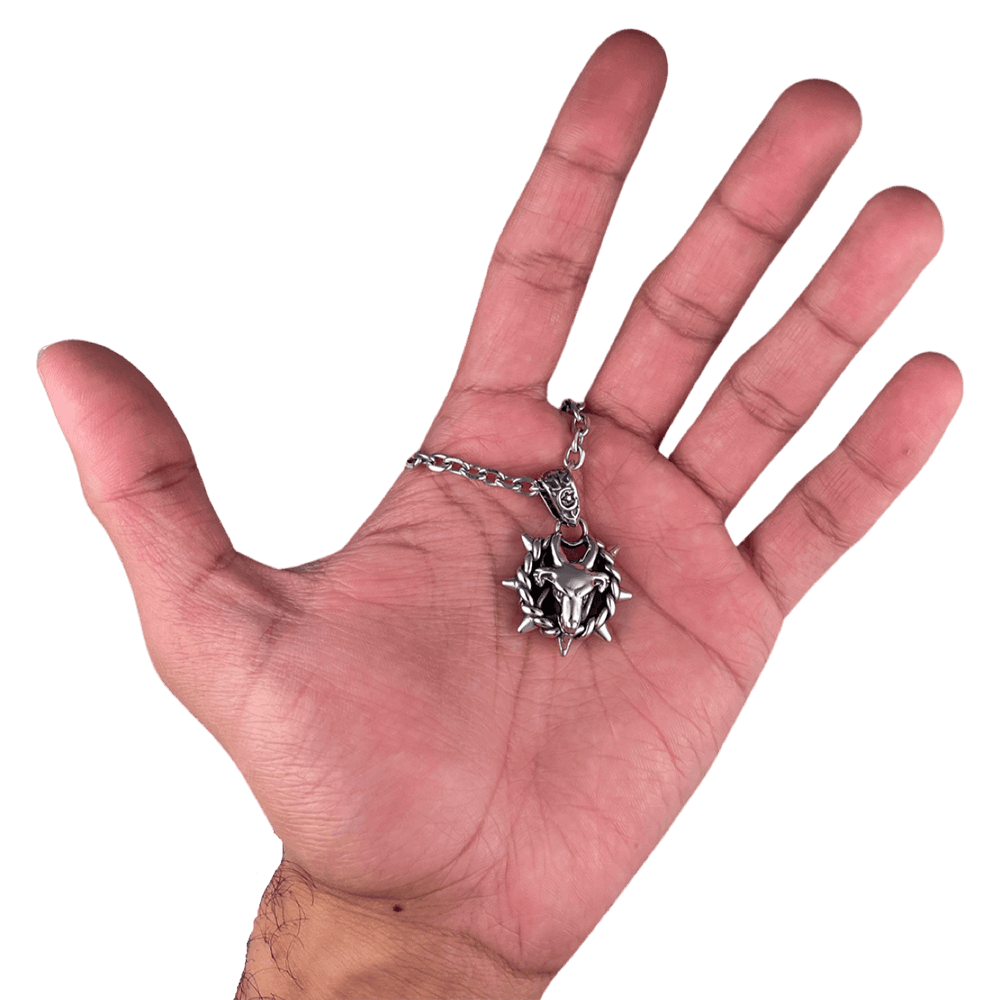 Capricorn Necklace Pendant - In Hand - Personal Fears