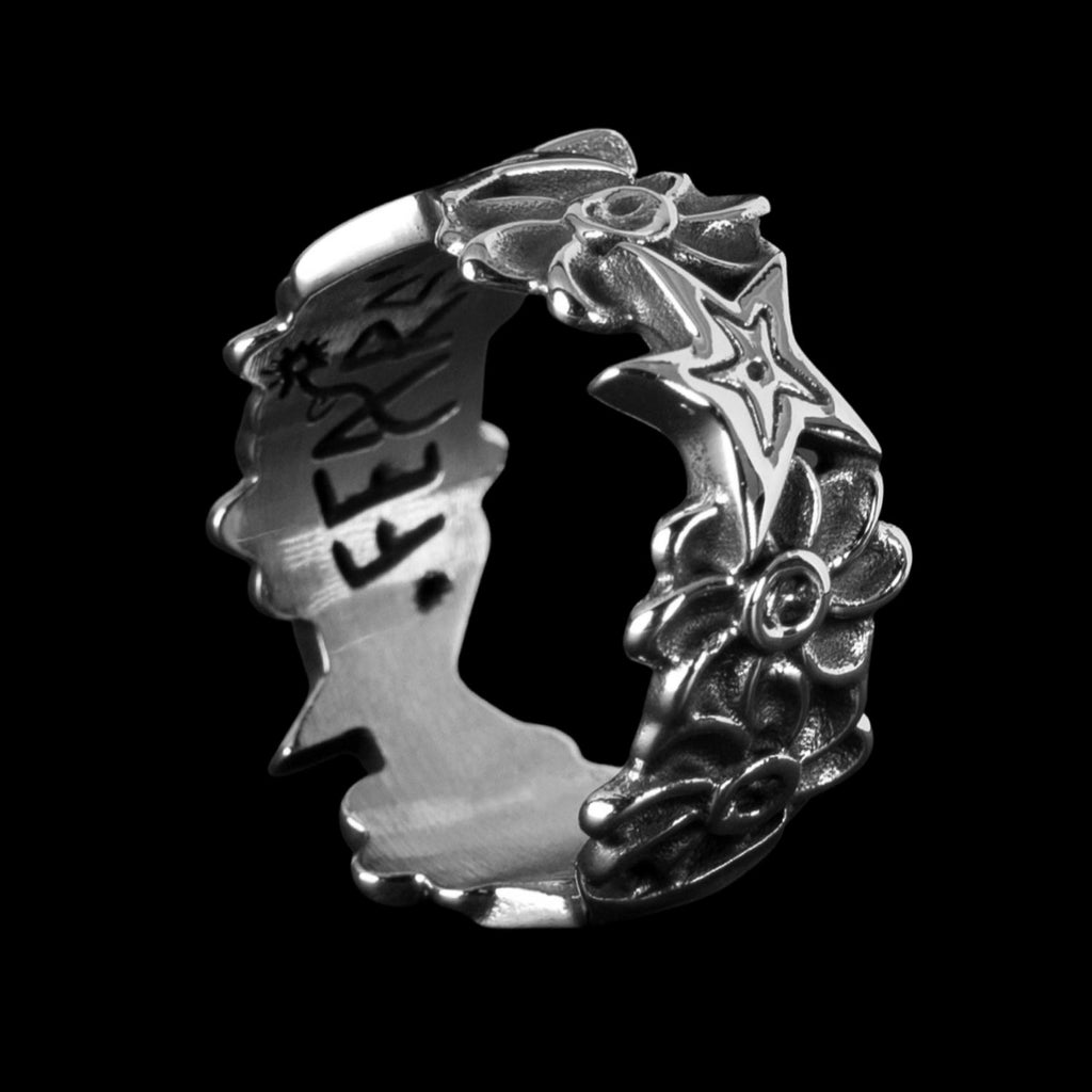 Daisy Chain Ring - Stainless Steel Rings Personal Fears Personal Fears Daisy Chain Ring | Stainless Steel | Flower and Star Ring