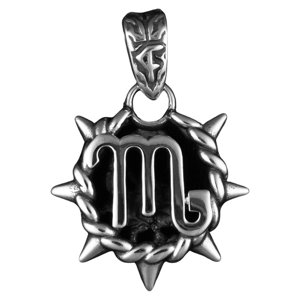 Scorpio Necklace Pendant - Back - Personal Fears