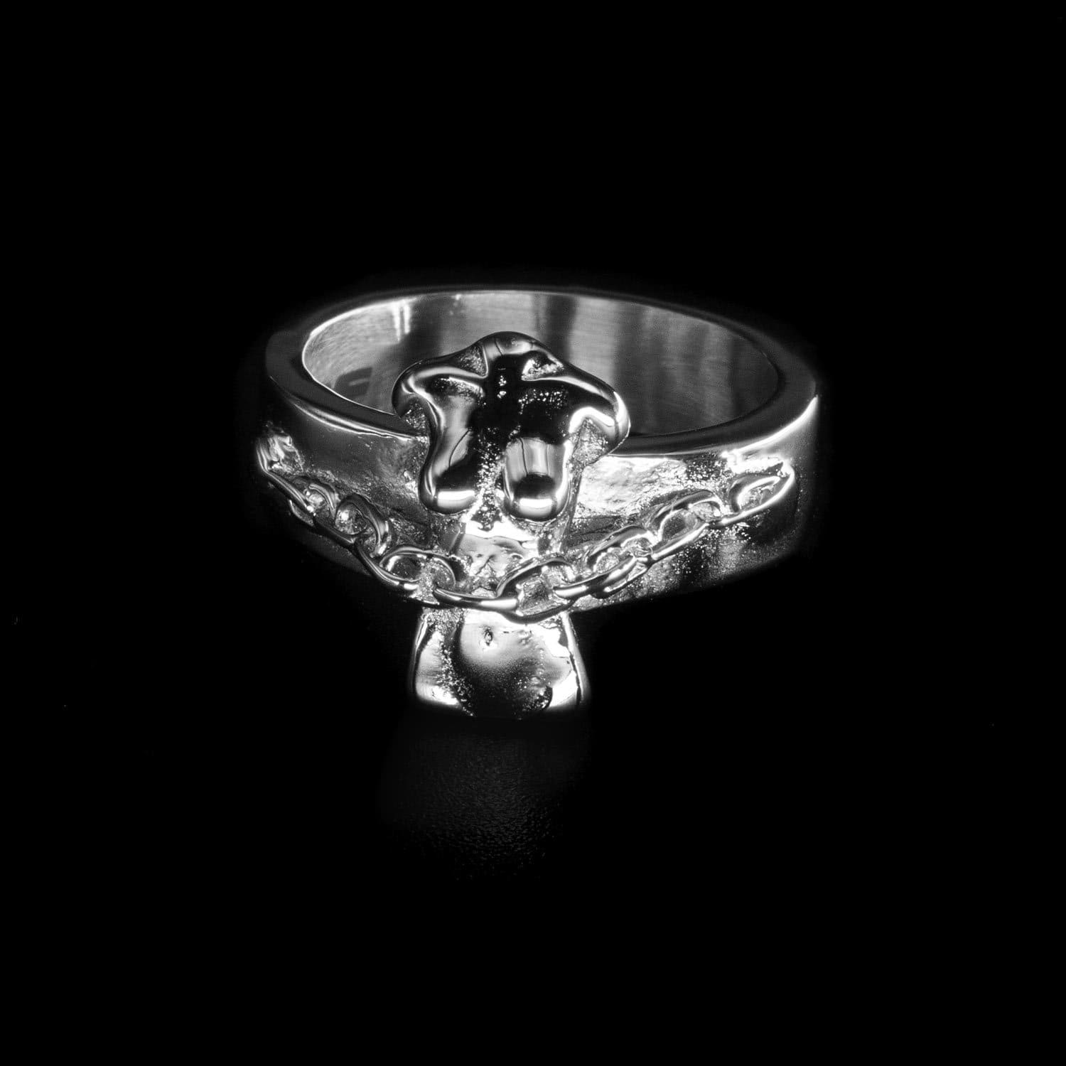 Chained Up Bondage Ring ring Personal Fears Personal Fears Chained Up Ring | Alternative Jewelry | Goth Rings