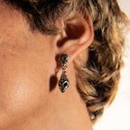 Brain Saw Earrings earring Personal Fears Personal Fears Dangle Earrings for Men - Brain Saw Stainless Steel