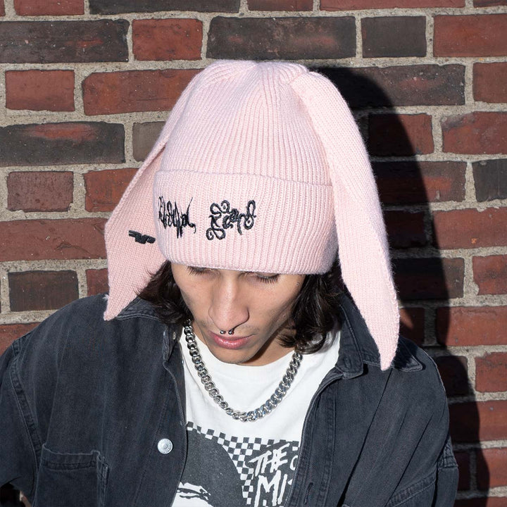 Bunny Ears Beanie - Pink