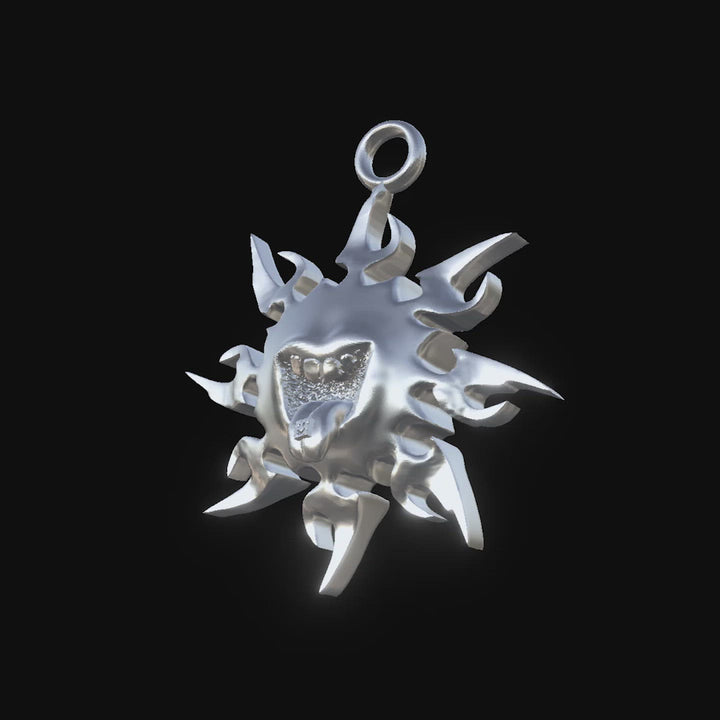 Tribal Sun Pendant Chain