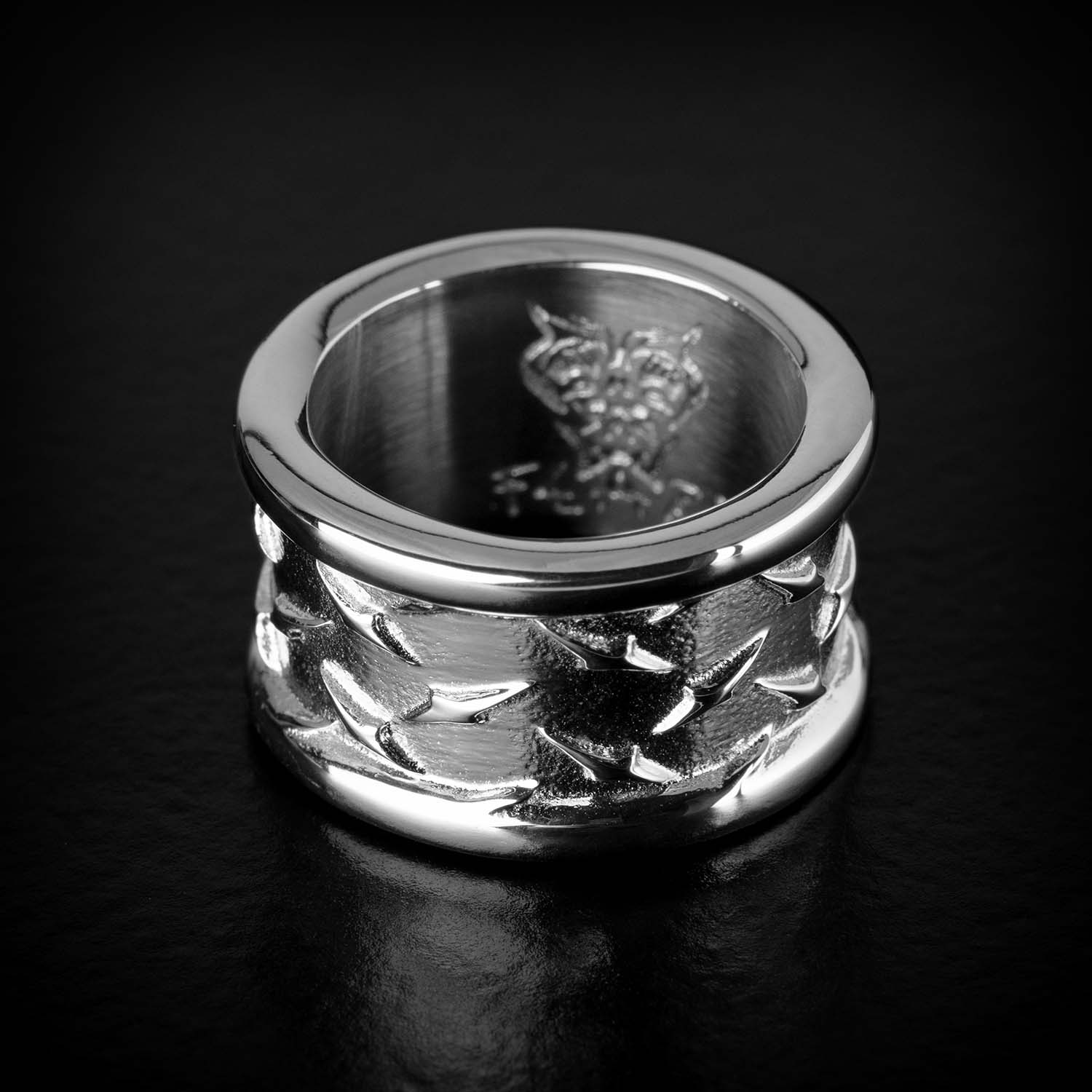 Diamond Plate Ring - Stainless Steel Rings Personal Fears Personal Fears Diamond Plate Ring | Stainless Steel Jewelry | Punk Ring
