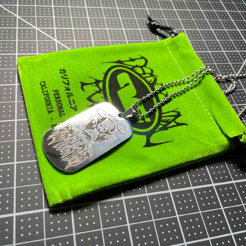 Personal Fears packaging dog tag