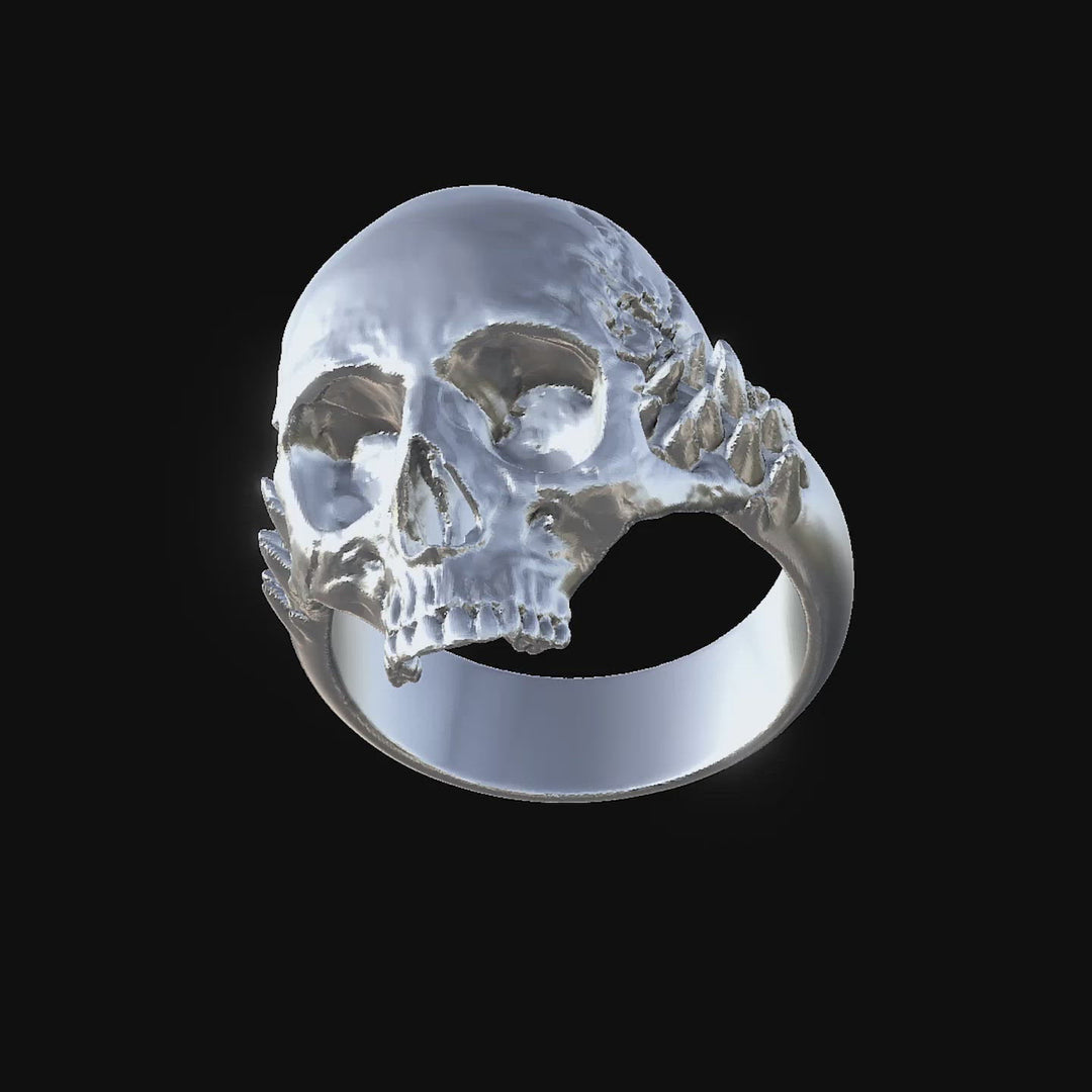 Skull Spike Ring