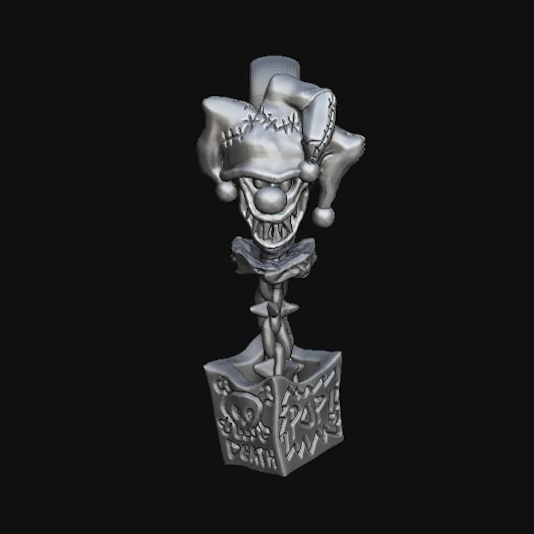 Jack In The Box Pendant - Stainless Steel