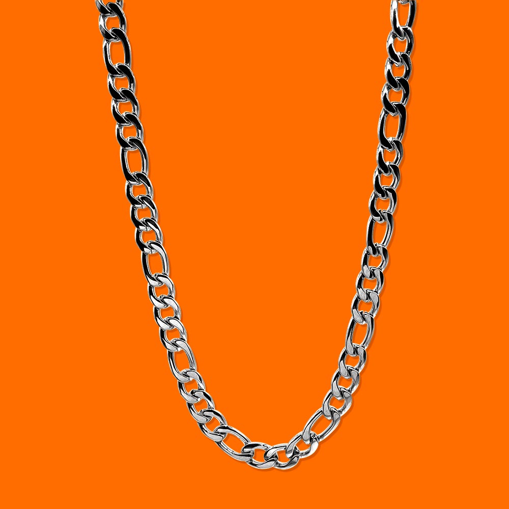 Basic Figaro Chain - 18", 20", 22" Necklaces Personal Fears Personal Fears Stainless Steel Figaro Chain | Mens Chains