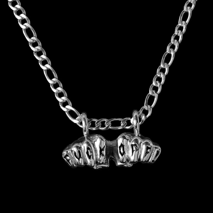 Personal Fears "Fuck Off" Pendant Stainless Steel Jewelry
